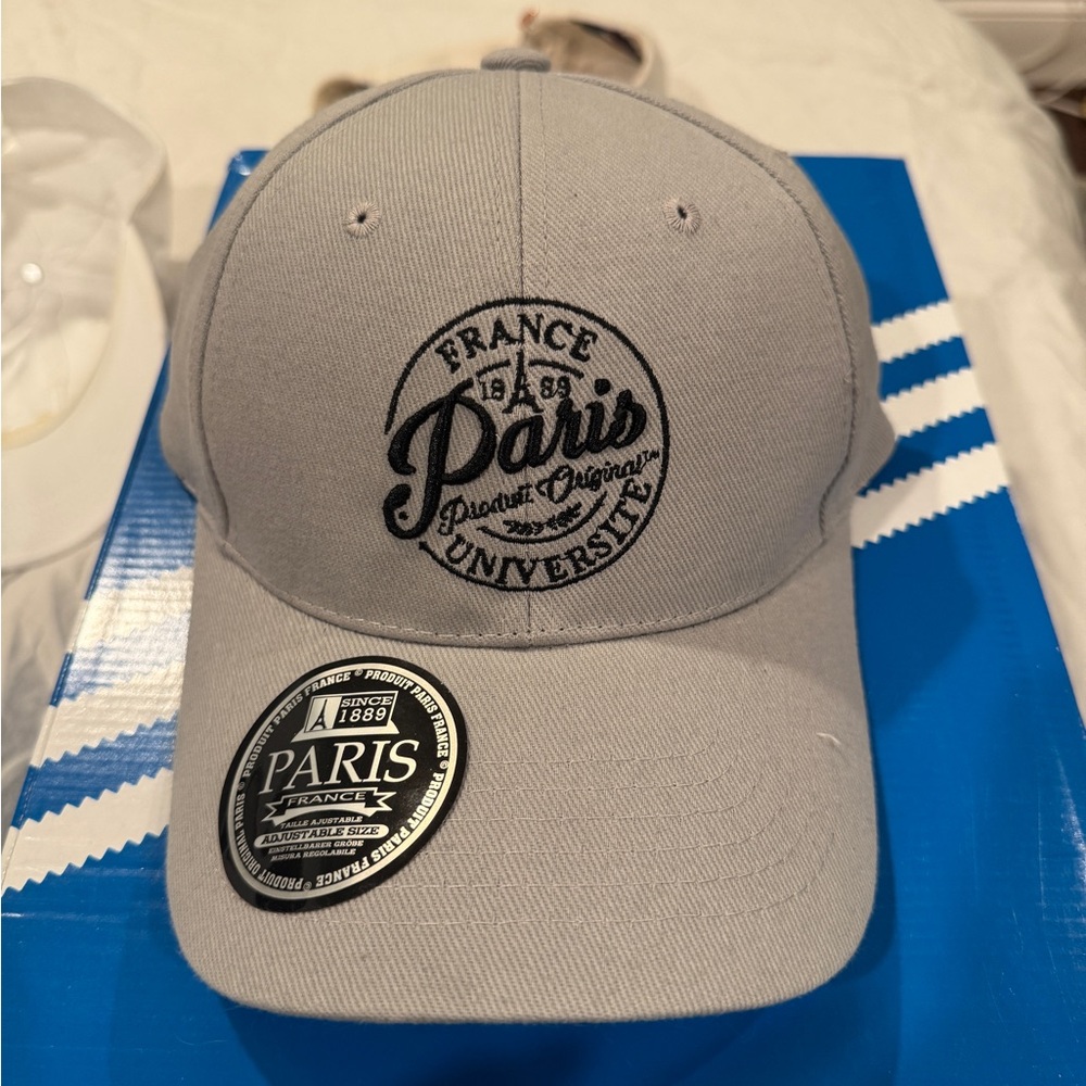 Paris University Gray Cap NWT